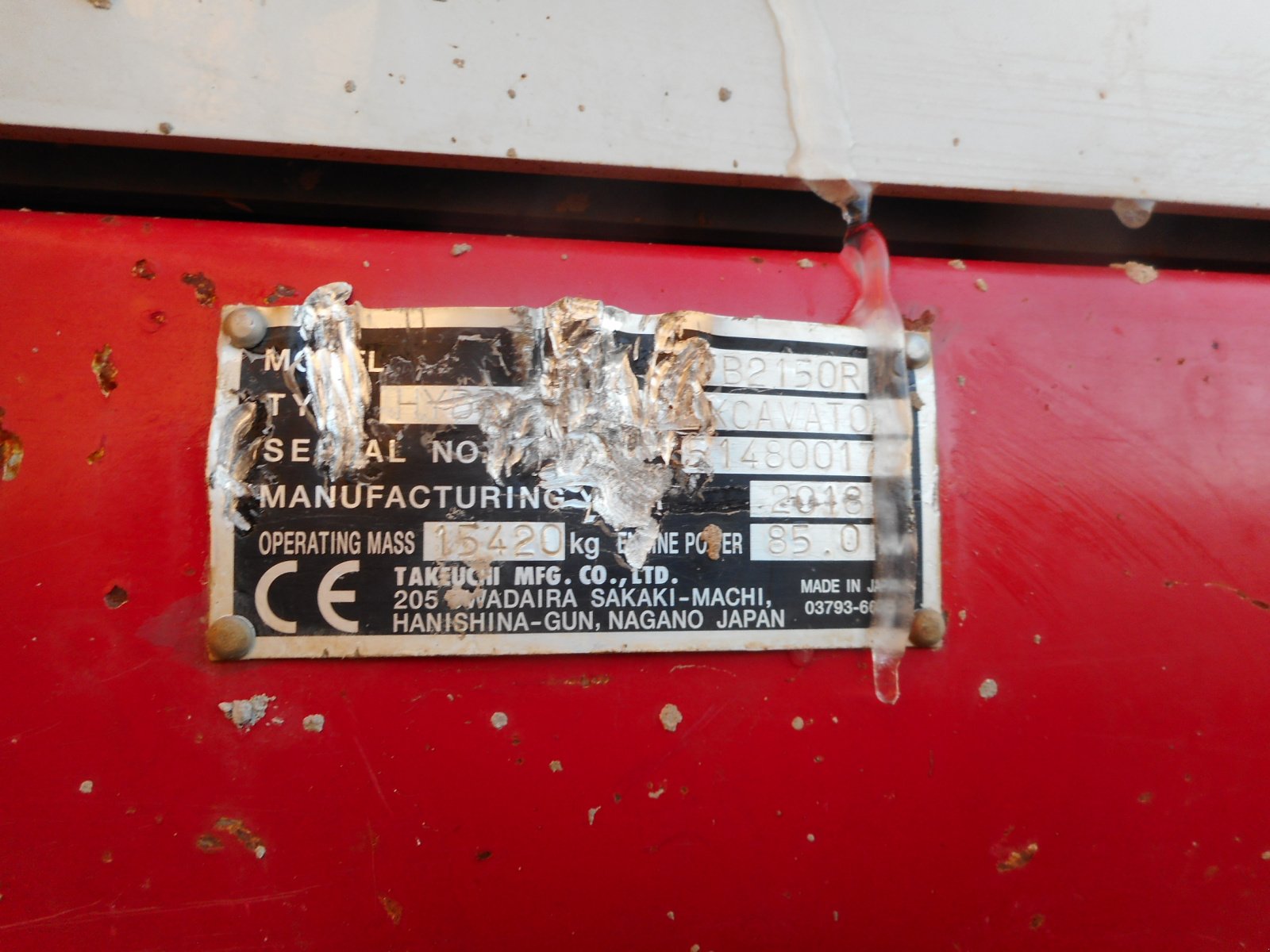 Kettenbagger tipa Takeuchi TB2150R, Gebrauchtmaschine u St. Nikolai ob Draßling (Slika 7)