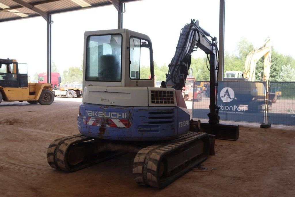 Kettenbagger типа Takeuchi TB80FR, Gebrauchtmaschine в Antwerpen (Фотография 7)