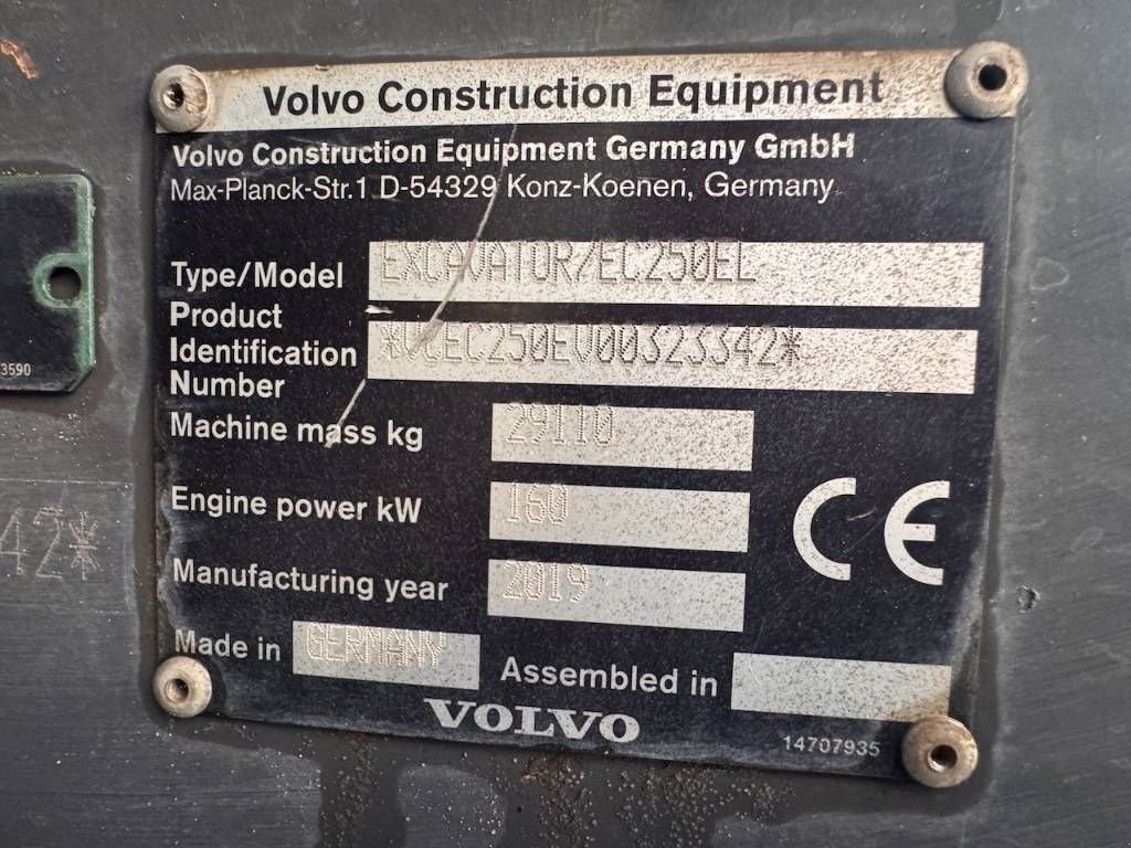 Kettenbagger typu Volvo EC 250 EL, Gebrauchtmaschine v Oud Gastel (Obrázek 7)