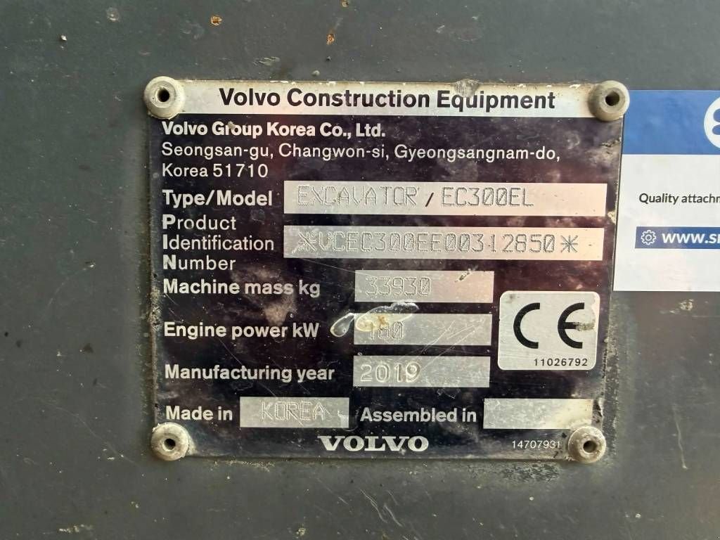 Kettenbagger del tipo Volvo EC300E L, Gebrauchtmaschine en Venlo (Imagen 8)
