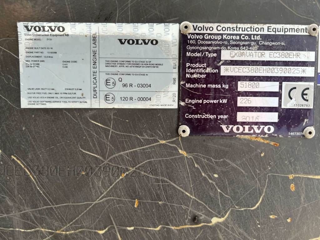 Kettenbagger del tipo Volvo EC380E HR UHD, Gebrauchtmaschine In Venlo (Immagine 4)