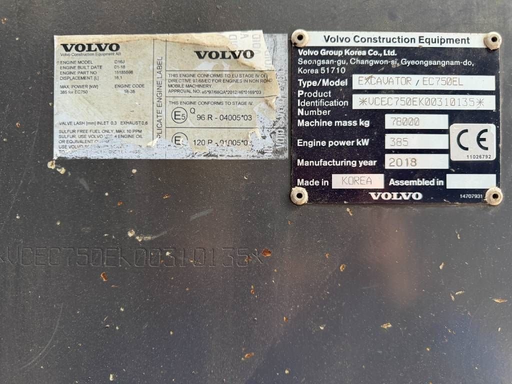 Kettenbagger του τύπου Volvo EC750E L, Gebrauchtmaschine σε Venlo (Φωτογραφία 5)