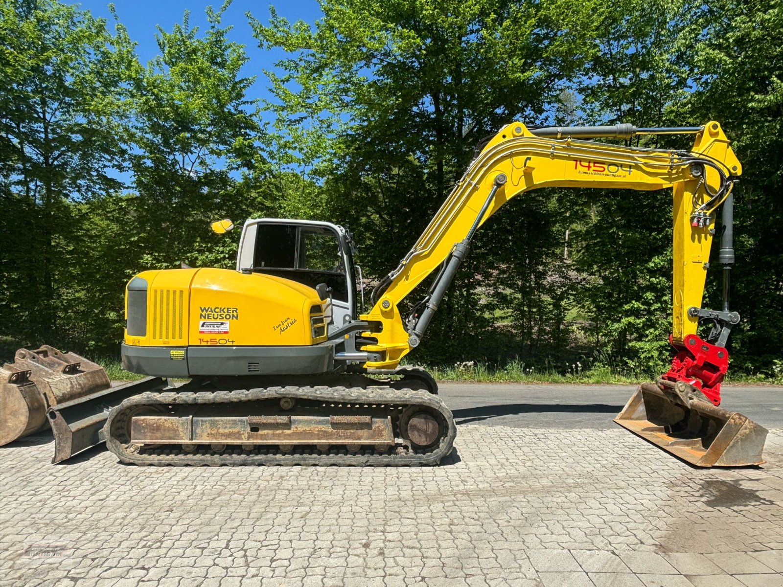 Kettenbagger van het type Wacker Neuson 14504, Gebrauchtmaschine in Deutsch - Goritz (Foto 2)