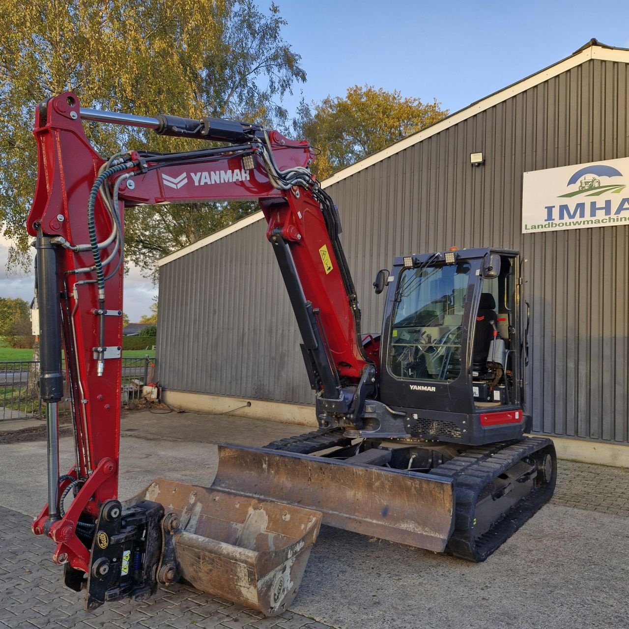 Kettenbagger van het type Yanmar Sv 100, Gebrauchtmaschine in Daarle (Foto 5)