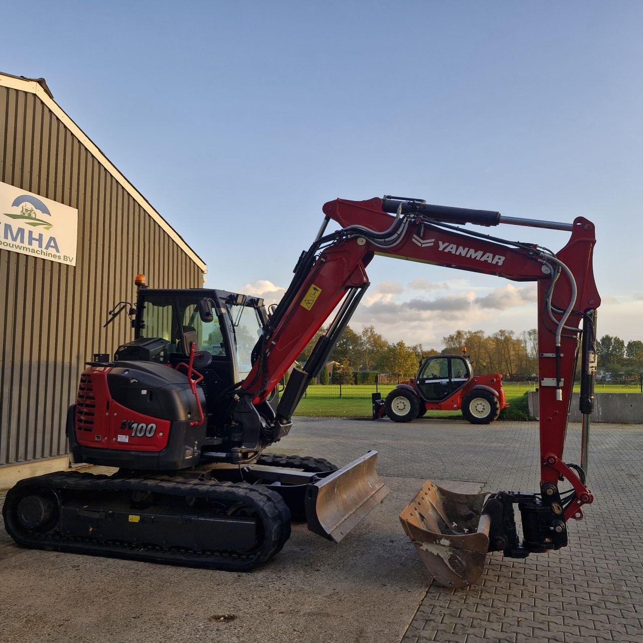 Kettenbagger van het type Yanmar Sv 100, Gebrauchtmaschine in Daarle (Foto 9)