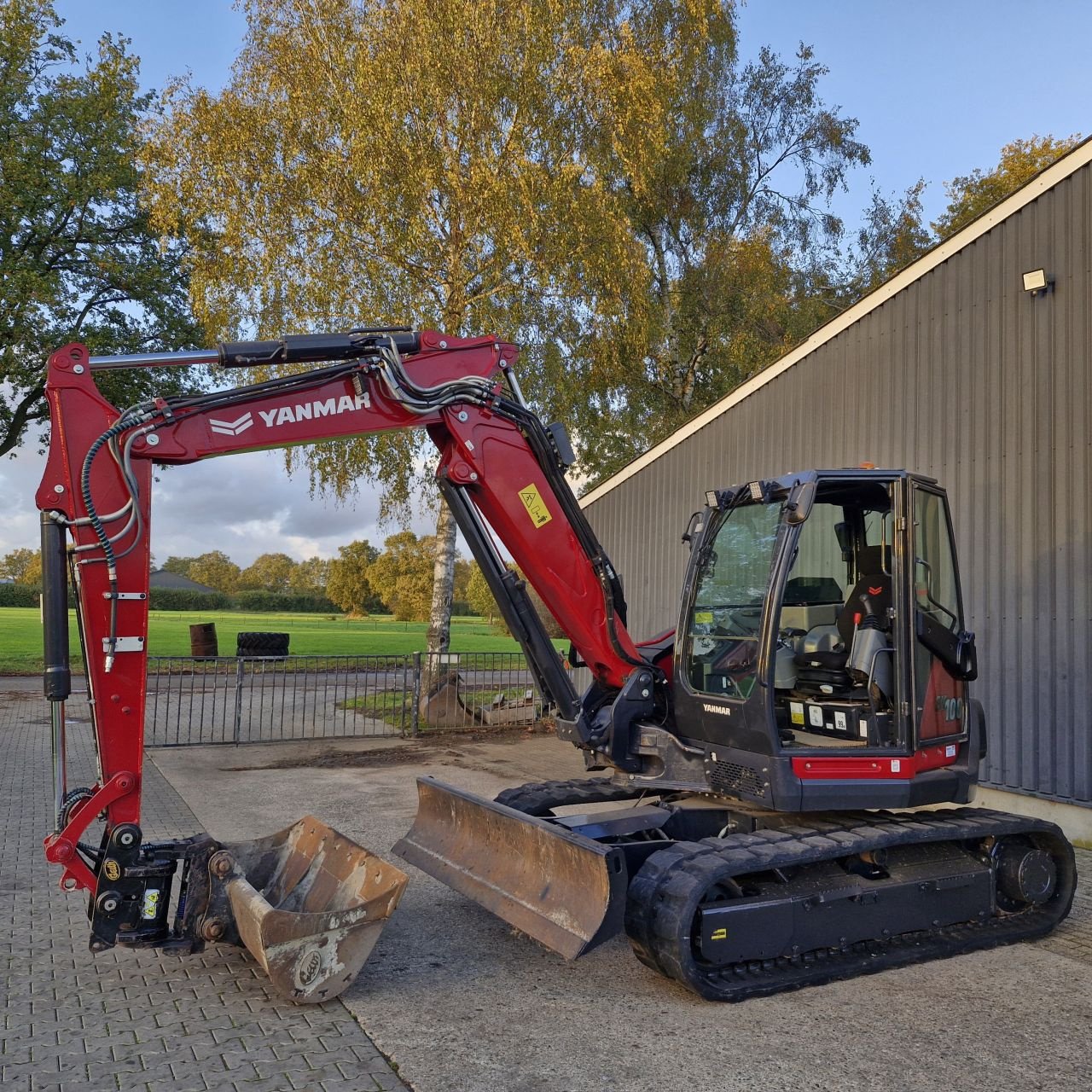 Kettenbagger van het type Yanmar Sv 100, Gebrauchtmaschine in Daarle (Foto 2)