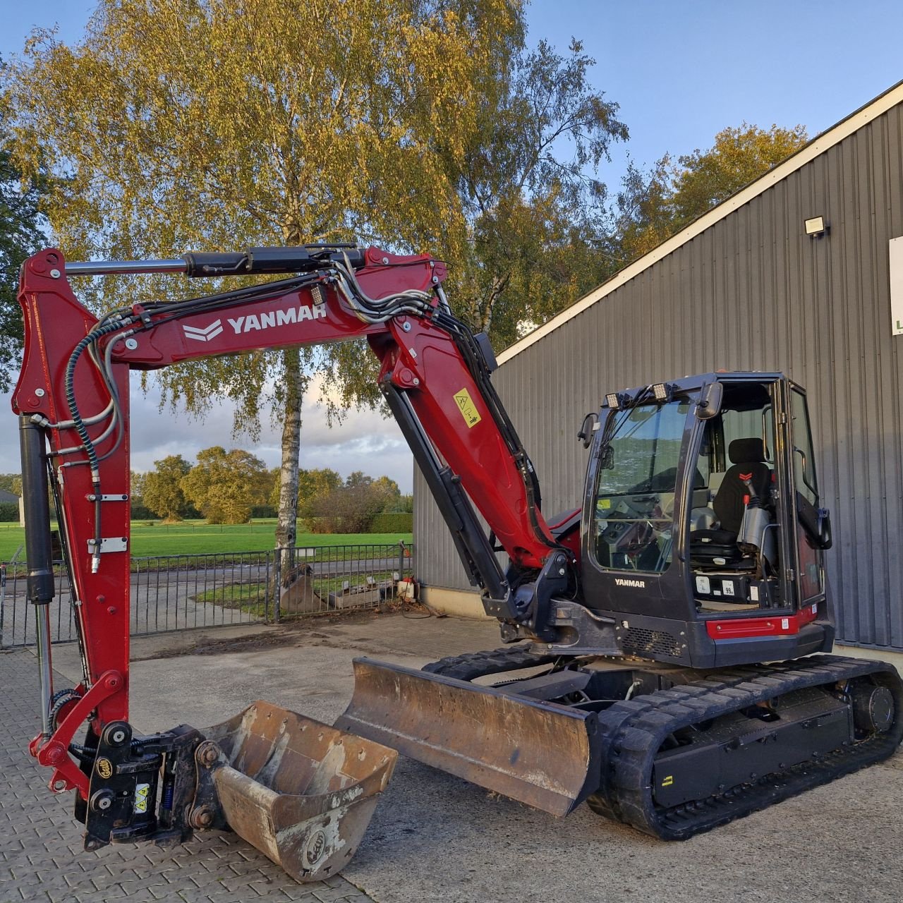 Kettenbagger van het type Yanmar Sv 100, Gebrauchtmaschine in Daarle (Foto 4)
