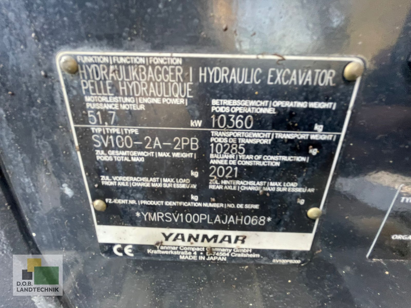 Kettenbagger des Typs Yanmar SV 100, Gebrauchtmaschine in Regensburg (Bild 19)