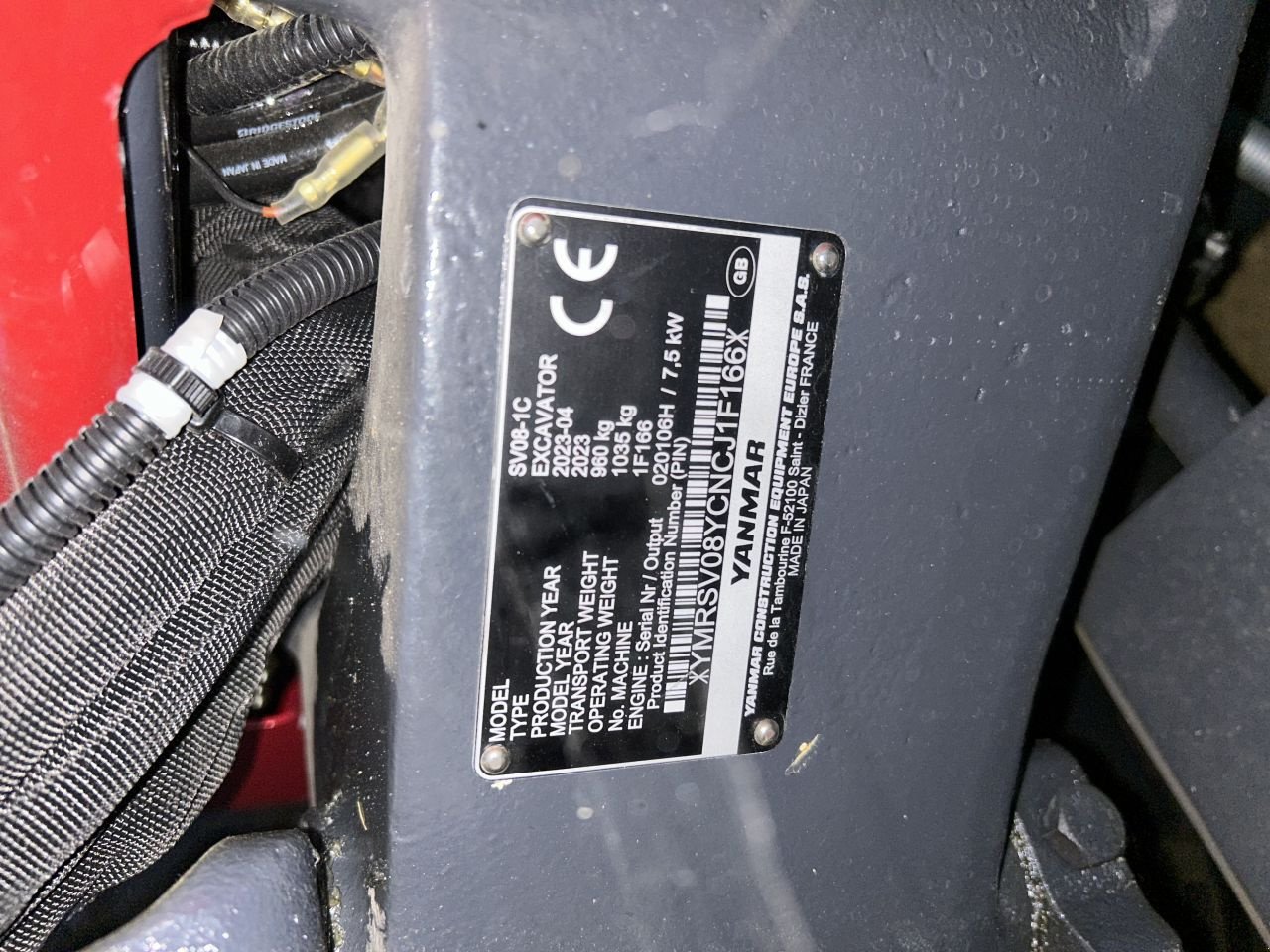 Kettenbagger a típus Yanmar SV08, Neumaschine ekkor: Ederveen (Kép 2)