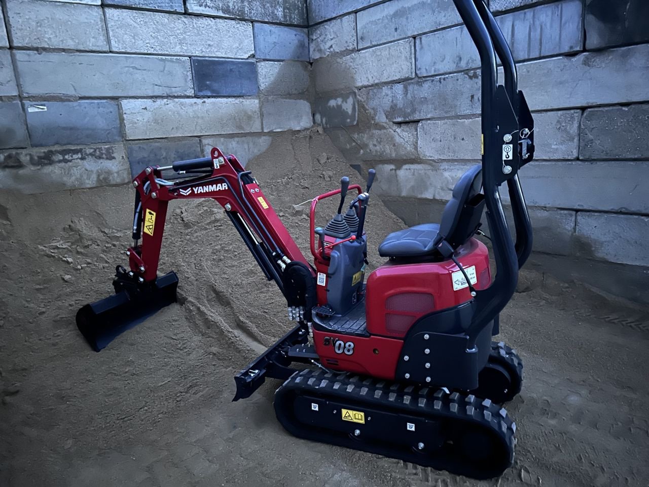 Kettenbagger a típus Yanmar SV08, Neumaschine ekkor: Ederveen (Kép 1)