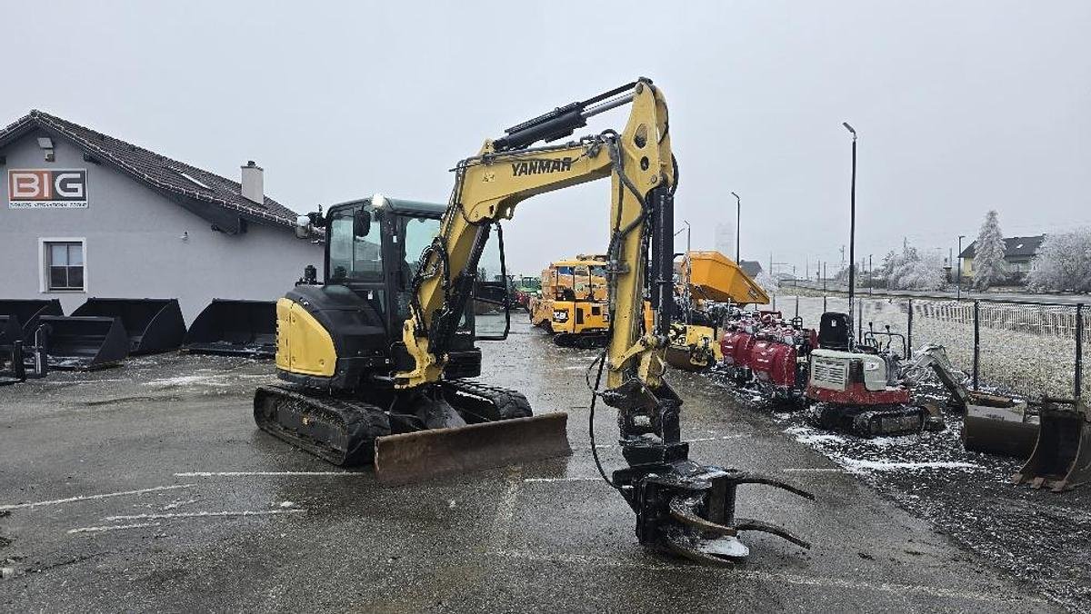 Kettenbagger of the type Yanmar SV60-A Bagger mit JAK 250 Fällgreifer, Gebrauchtmaschine in Göpfritz an der Wild (Picture 1)