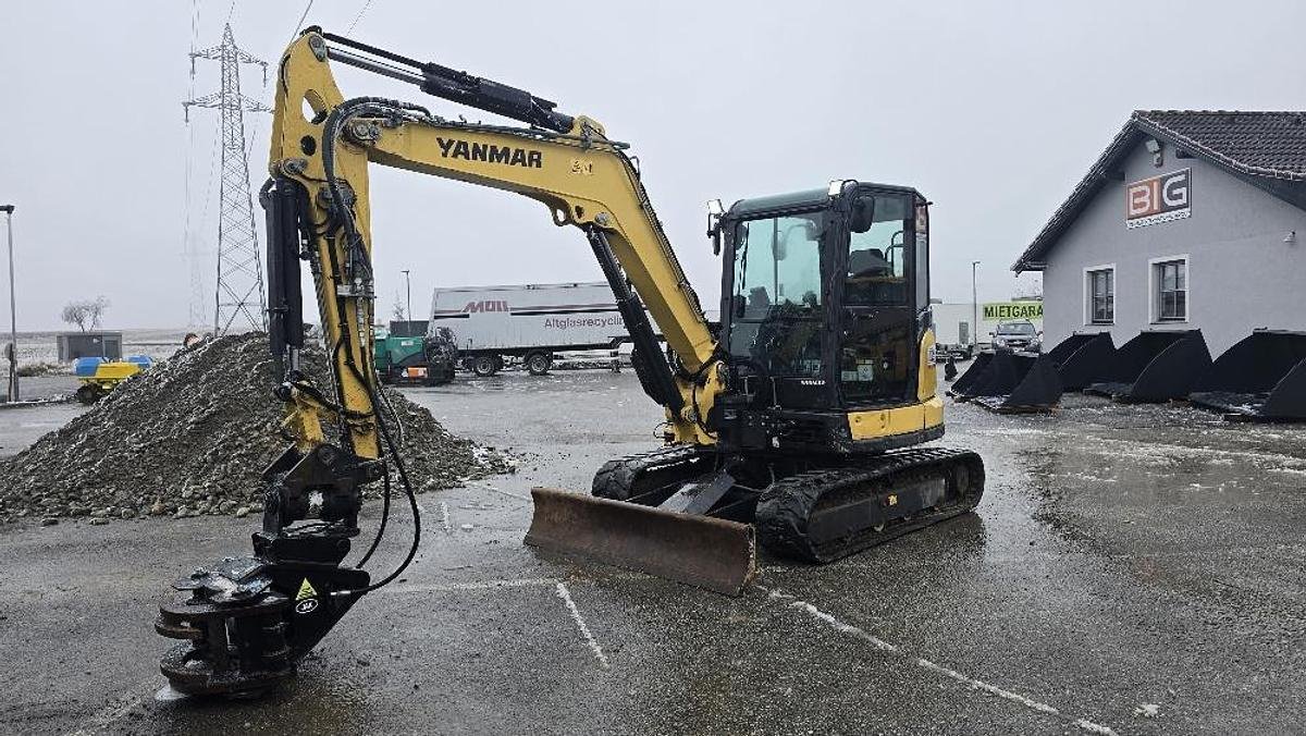 Kettenbagger of the type Yanmar SV60-A Bagger mit JAK 250 Fällgreifer, Gebrauchtmaschine in Göpfritz an der Wild (Picture 2)