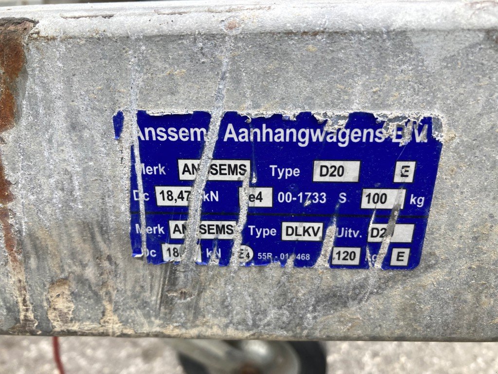 Kipper типа Anssems PSX 2000.305, Gebrauchtmaschine в Landquart (Фотография 6)