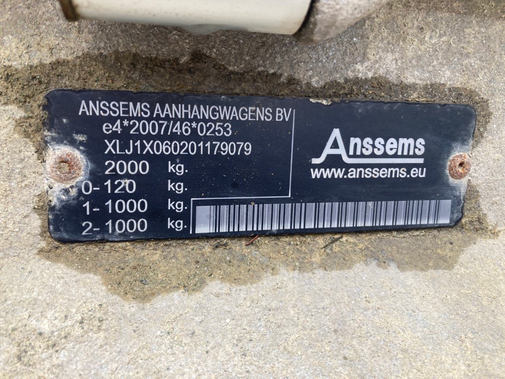 Kipper типа Anssems PSX 2000.305, Gebrauchtmaschine в Landquart (Фотография 5)