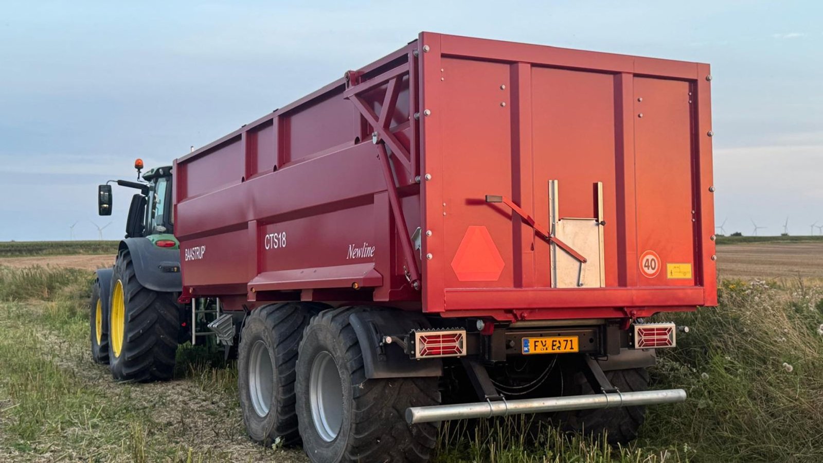 Kipper del tipo Baastrup 18t CTS - 26,5" hjul tempo 40 & nummerplade //  hydr bremse, Gebrauchtmaschine In Tønder (Immagine 15)