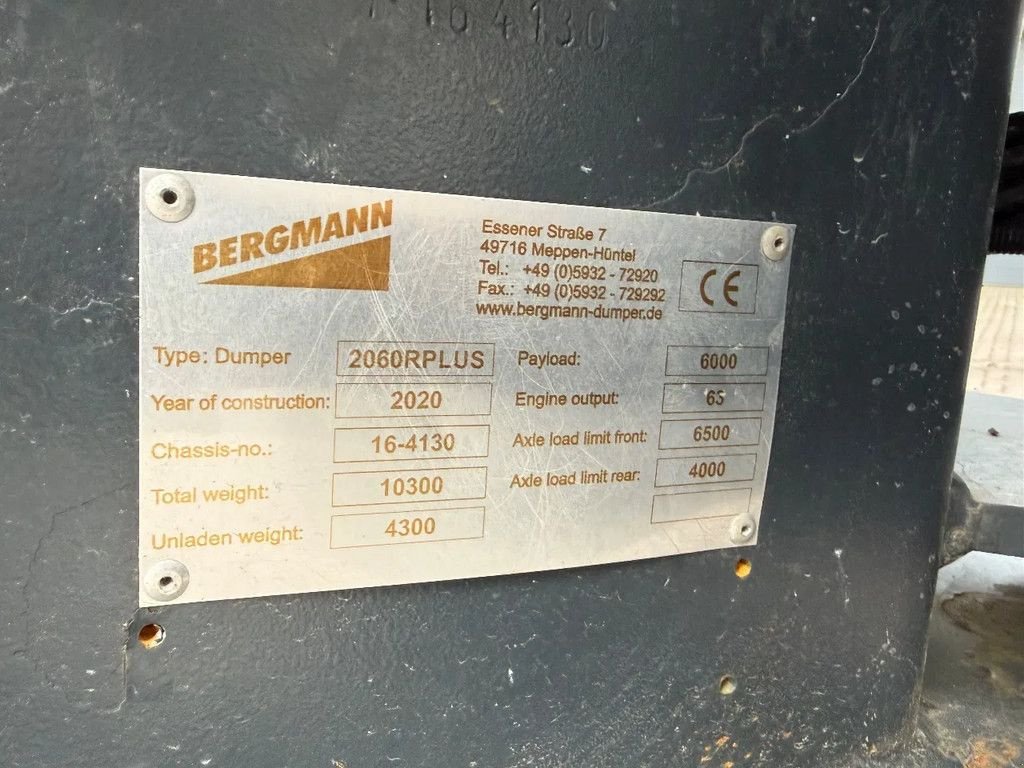 Kipper des Typs Bergmann 2060, Gebrauchtmaschine in Doetinchem (Bild 5)
