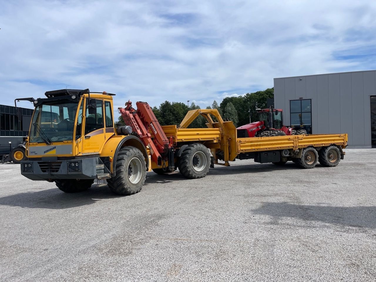 Kipper typu Bergmann 3012 Transporter met HKL Kraan, Gebrauchtmaschine w Holten (Zdjęcie 3)