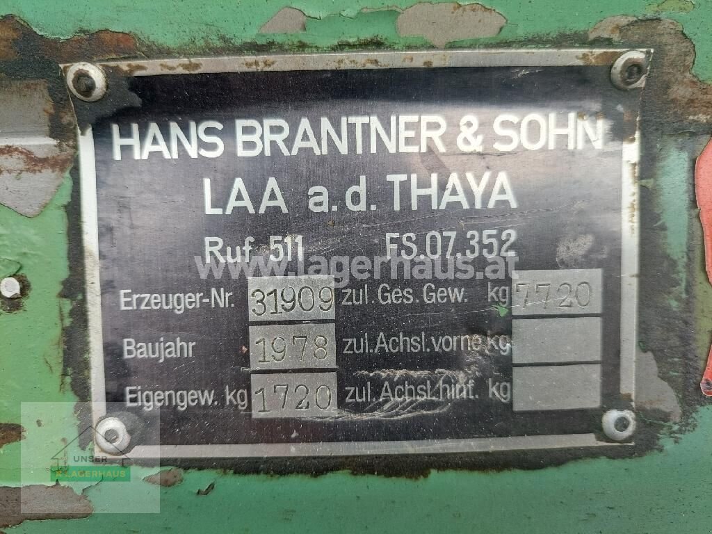 Kipper of the type Brantner 1-ACHS 3-SEITENKIPPER, Gebrauchtmaschine in Haag (Picture 5)