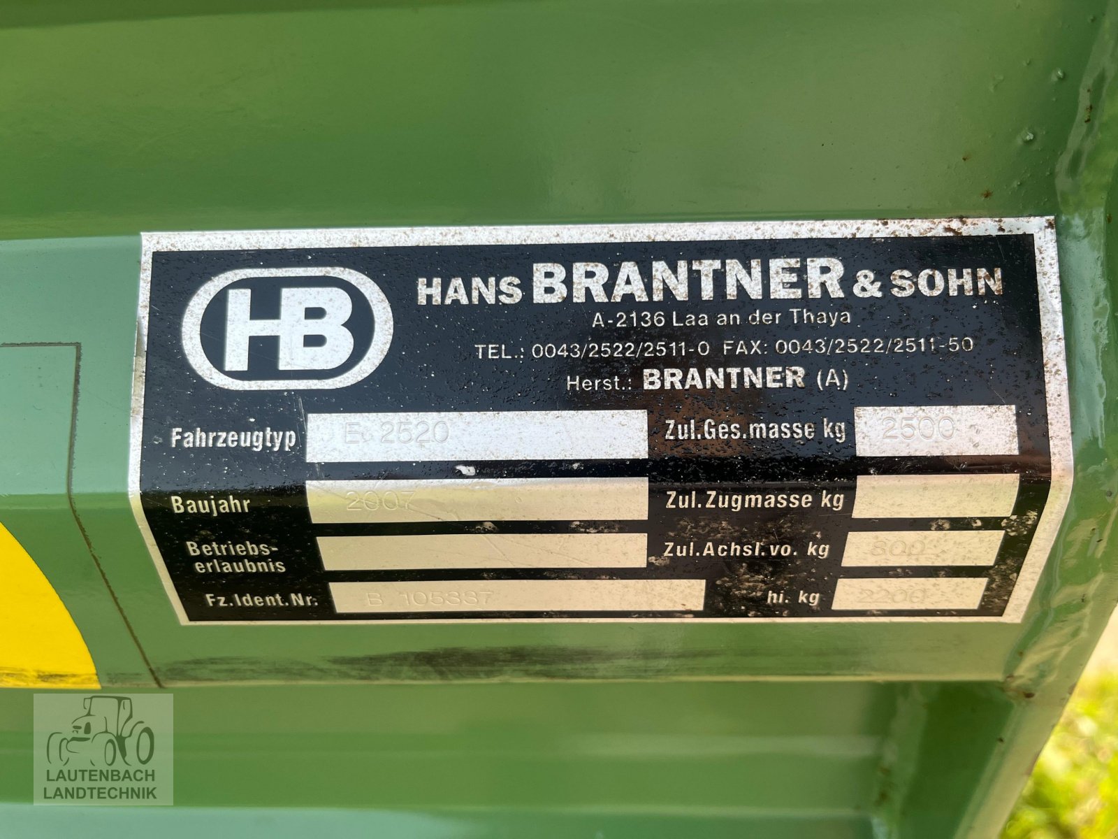 Kipper of the type Brantner E 2520 R, Gebrauchtmaschine in Rollshausen (Picture 4)