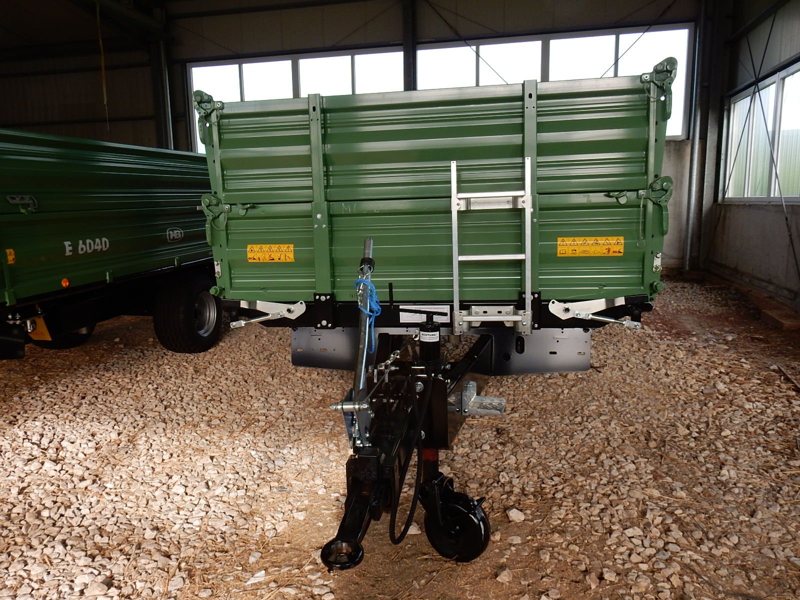 Kipper of the type Brantner E 6040, Neumaschine in Langfurth (Picture 2)