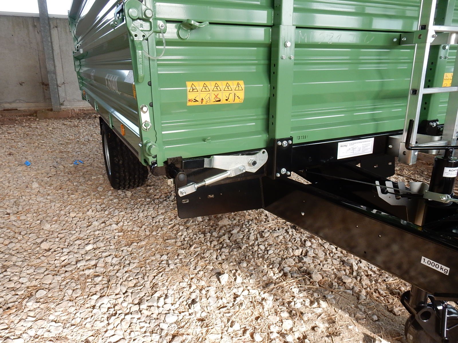 Kipper of the type Brantner E 6040, Neumaschine in Langfurth (Picture 3)