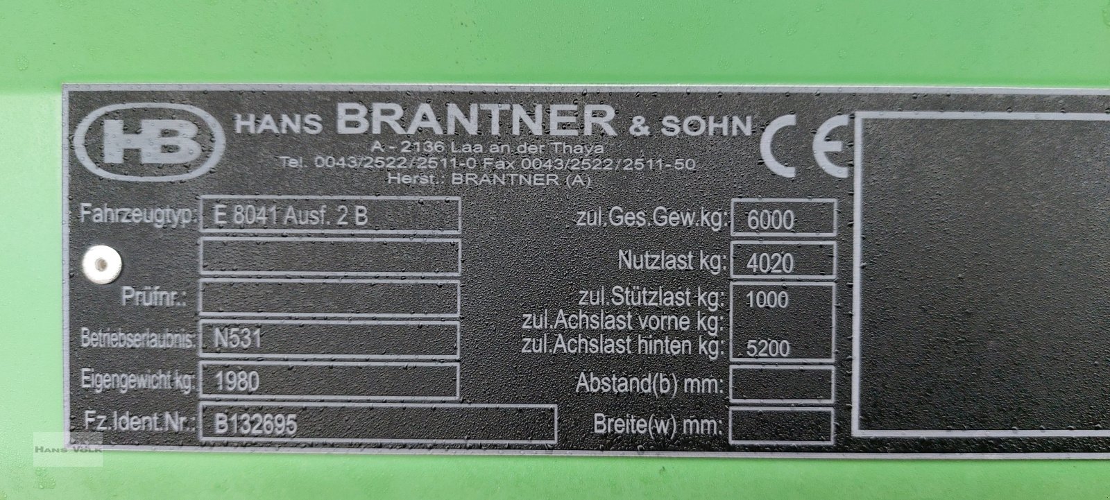 Kipper типа Brantner E 6040, Neumaschine в Schwabmünchen (Фотография 8)
