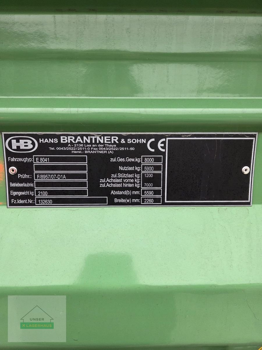 Kipper tip Brantner E 8041, Neumaschine in Grosswilfersdorf (Poză 8)