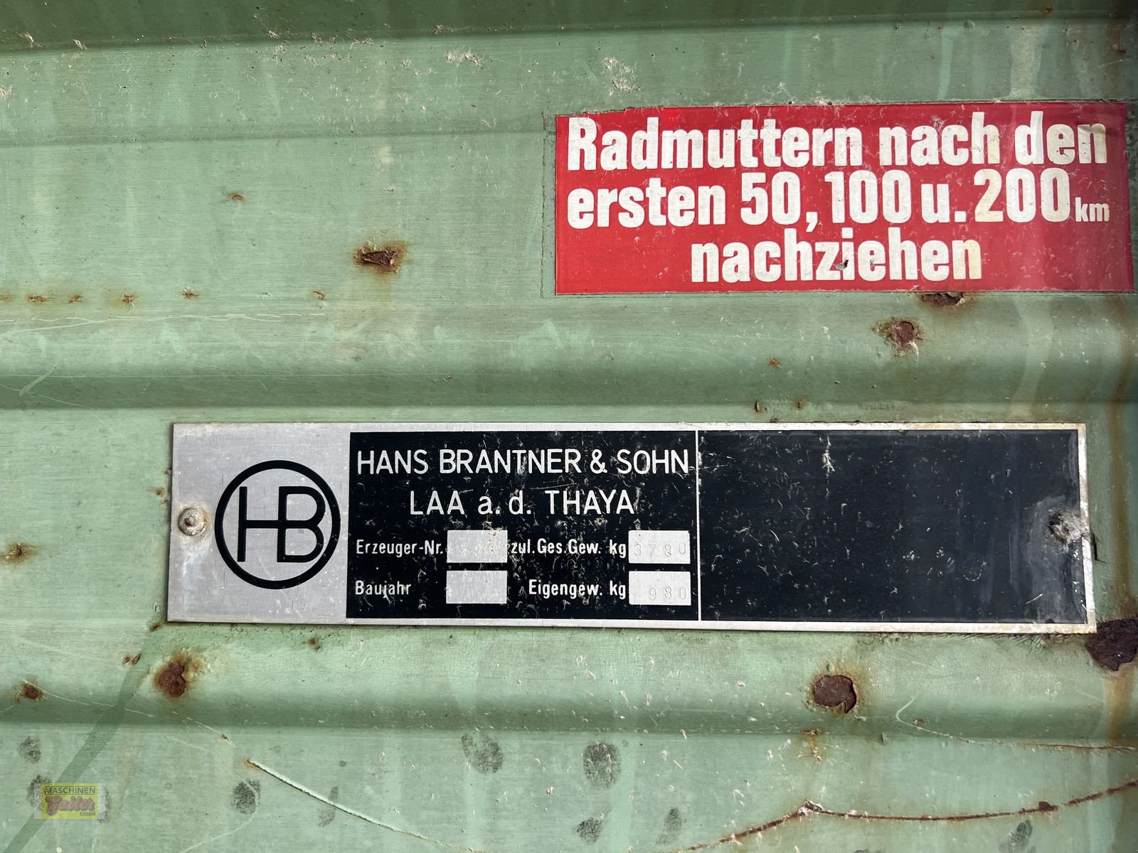 Kipper des Typs Brantner Einachs 4to , 250x165cm, Gebrauchtmaschine in Kötschach (Bild 11)