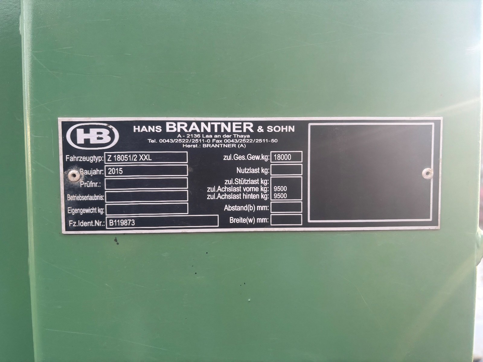 Kipper del tipo Brantner Stabilator, Gebrauchtmaschine In Schnürpflingen (Immagine 3)