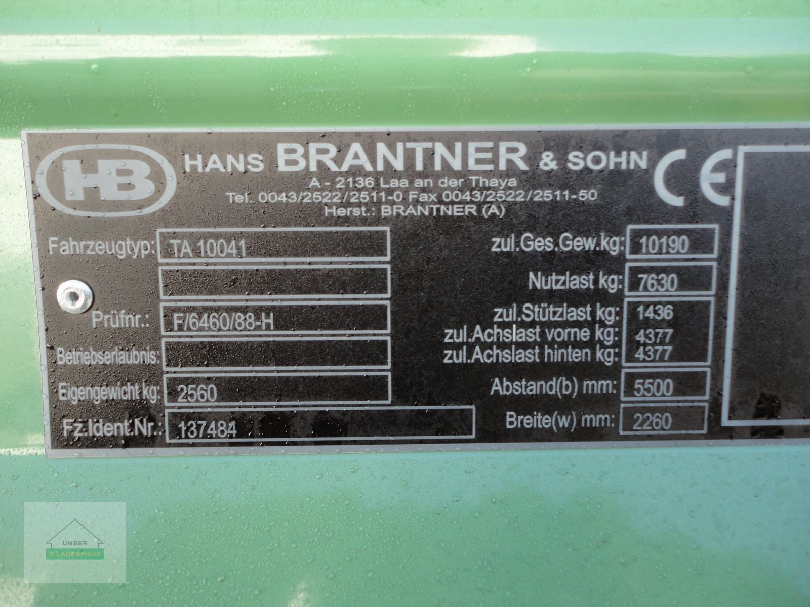 Kipper del tipo Brantner TA 10041, Gebrauchtmaschine en Freistadt (Imagen 3)