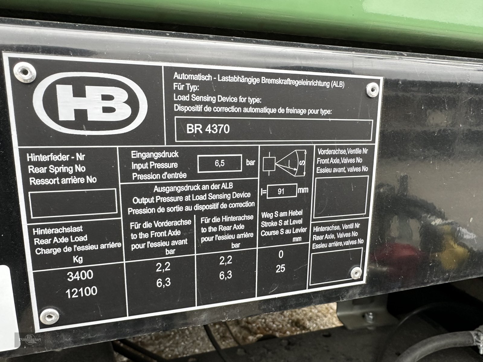 Kipper tip Brantner TA 14045/2 XXL Baukipper Baggertransport möglich, Gebrauchtmaschine in Rankweil (Poză 14)