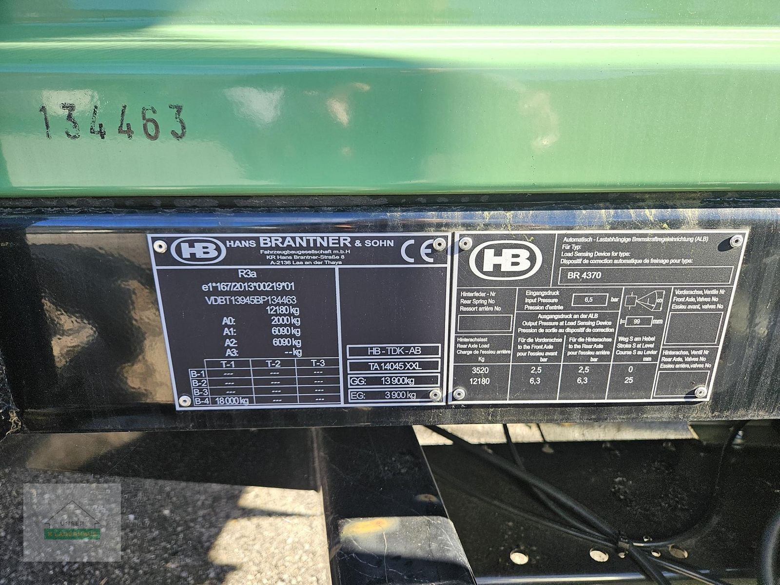 Kipper tipa Brantner TA 14045 2XXL, Neumaschine u Wies (Slika 2)