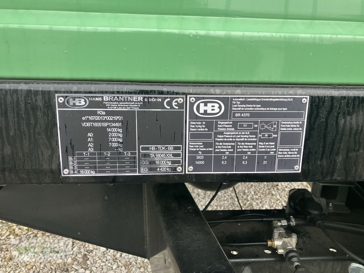 Kipper typu Brantner TA 16045/2 XXL, Neumaschine w Herzogenburg (Zdjęcie 7)