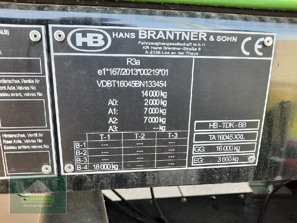 Kipper des Typs Brantner TA 16045XXL, Neumaschine in Perg (Bild 4)