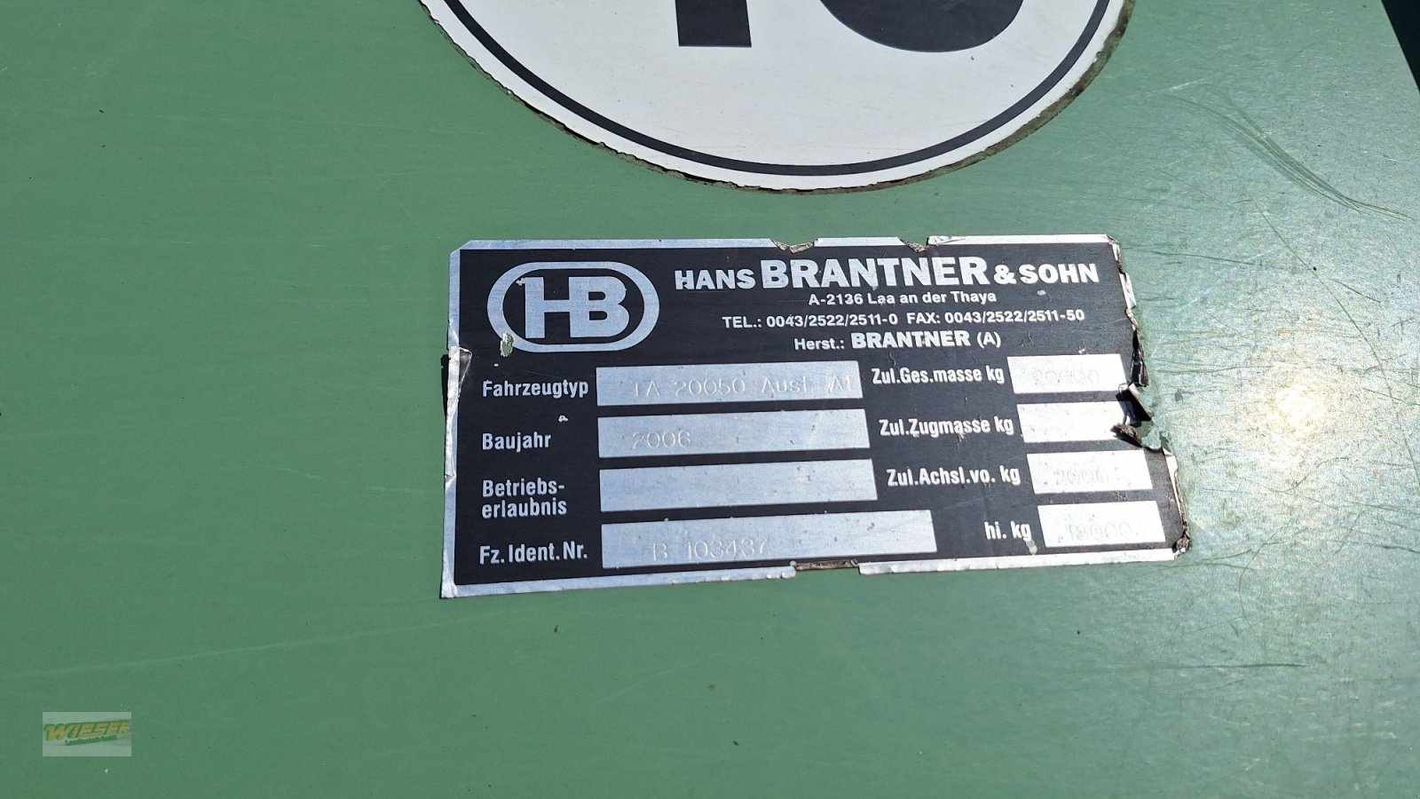 Kipper tipa Brantner TA 20050 Stabilator, Gebrauchtmaschine u Frauenneuharting (Slika 15)