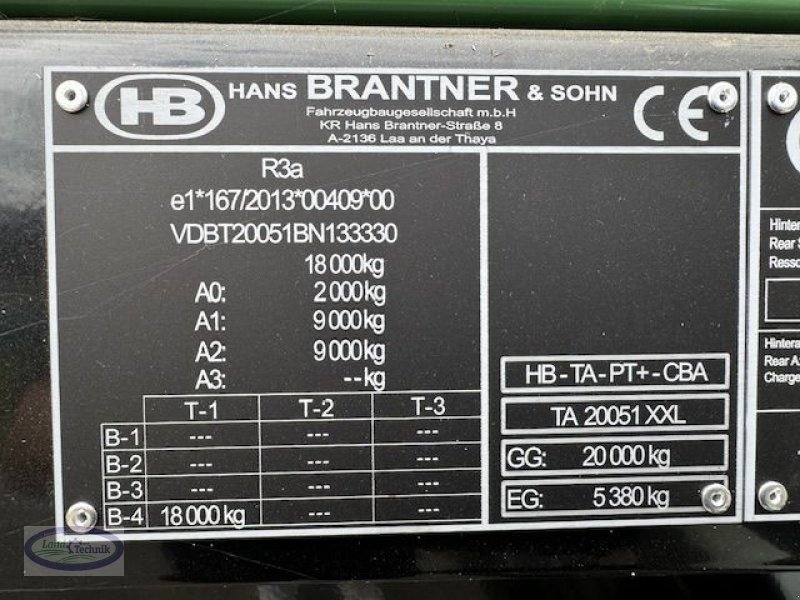 Kipper typu Brantner TA 20051 2/XXL, Gebrauchtmaschine v Münzkirchen (Obrázek 5)
