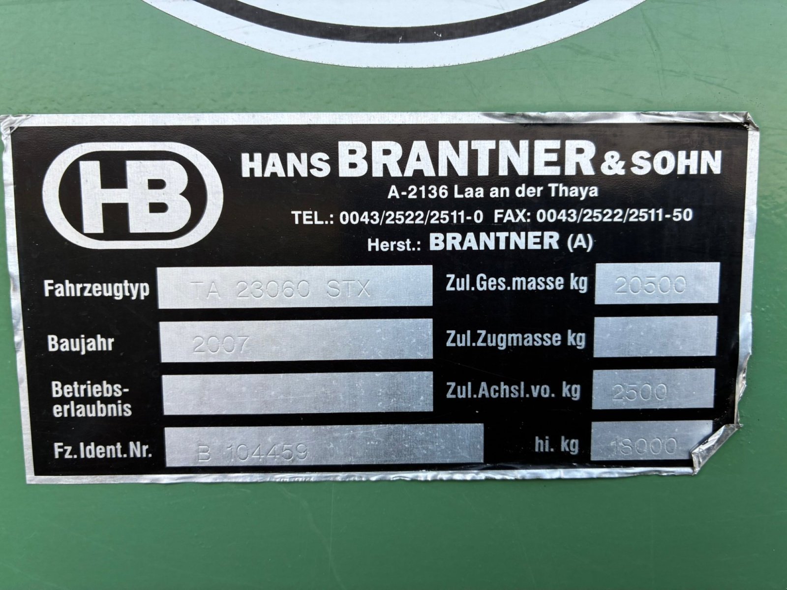 Kipper vrste Brantner TA 23060, Gebrauchtmaschine v Maisach (Slika 12)