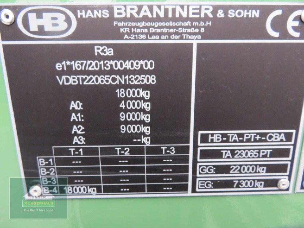 Kipper tipa Brantner TA 23065/2 Power Tube, Neumaschine u Hofkirchen (Slika 13)