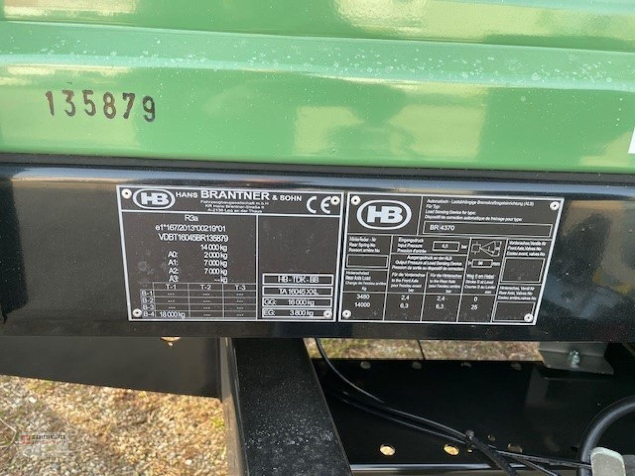 Kipper typu Brantner TAMDEM TA 16045 XXL, Neumaschine v Gottenheim (Obrázek 2)