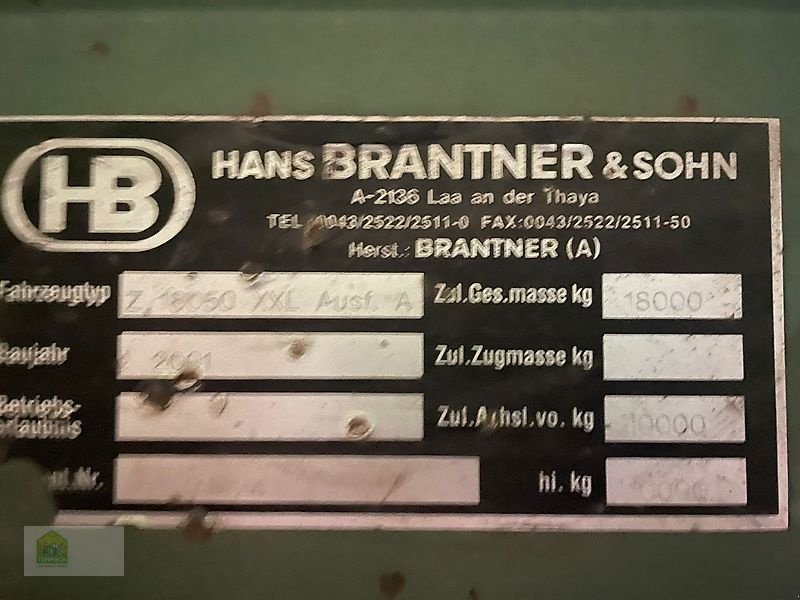 Kipper от тип Brantner Z 18050 XXL, Gebrauchtmaschine в Salsitz (Снимка 4)