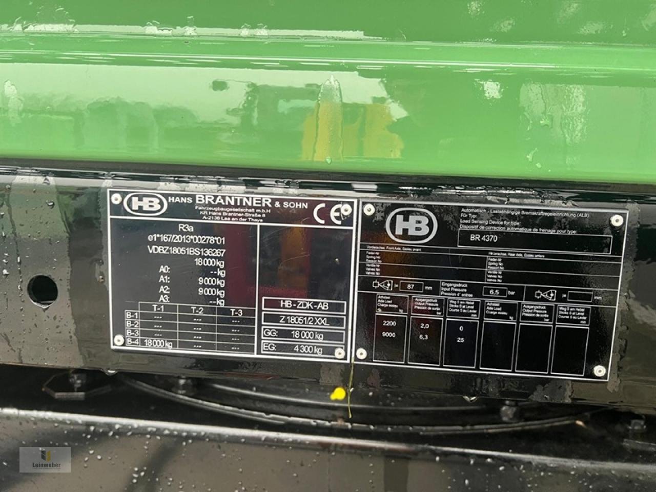 Kipper of the type Brantner Z 18051/2 XXL, Neumaschine in Neuhof - Dorfborn (Picture 6)