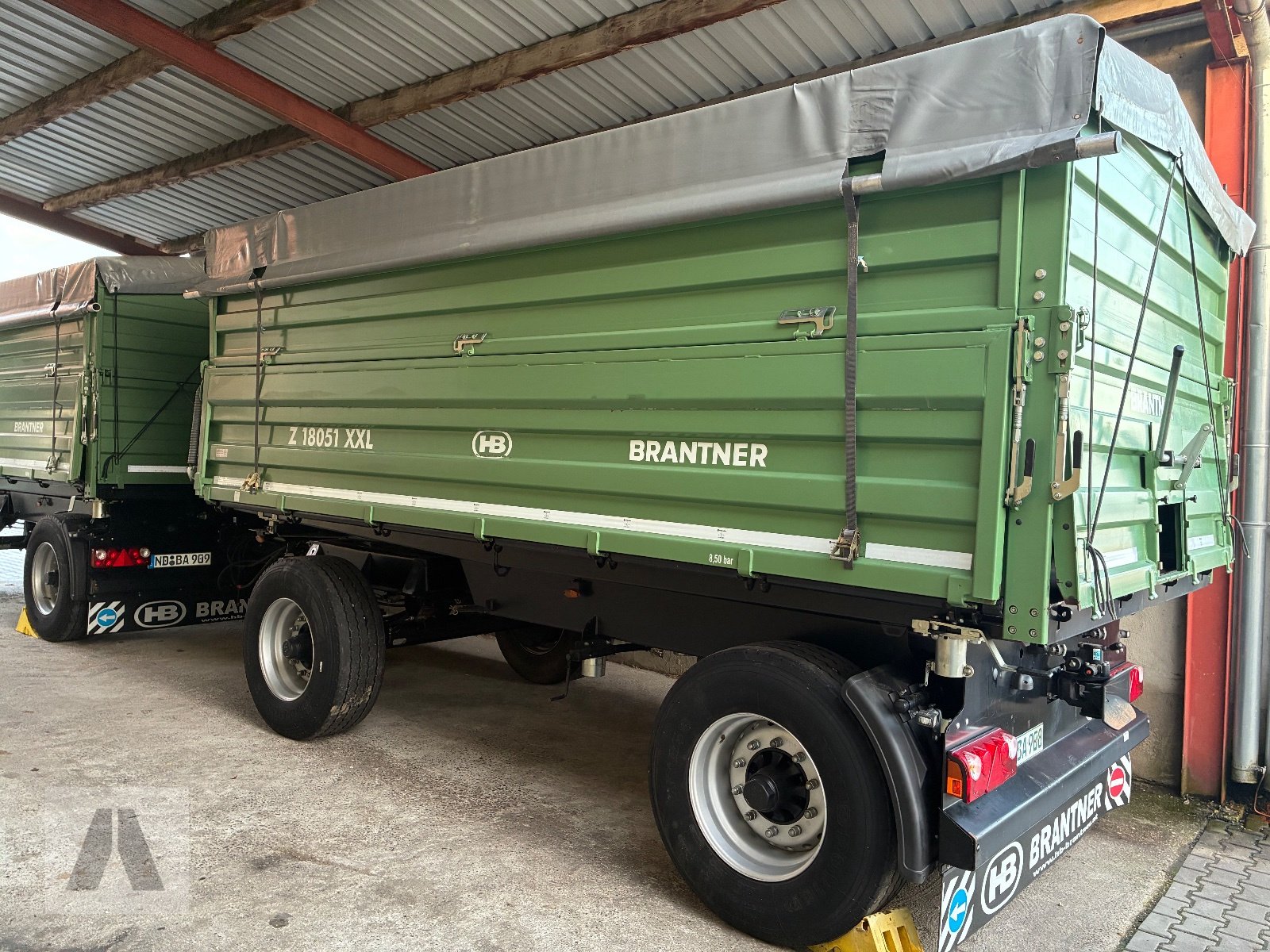 Kipper типа Brantner Z 18051 XXL, Gebrauchtmaschine в Langweid am Lech (Фотография 9)