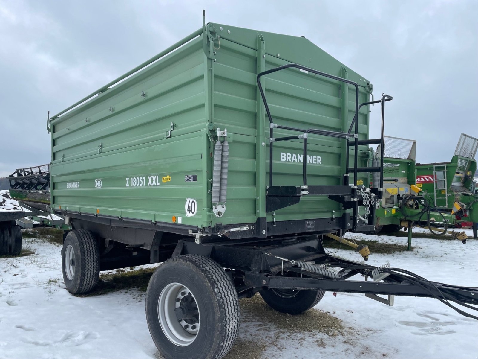 Kipper типа Brantner Z 18051 XXL, Gebrauchtmaschine в Burglengenfeld (Фотография 1)