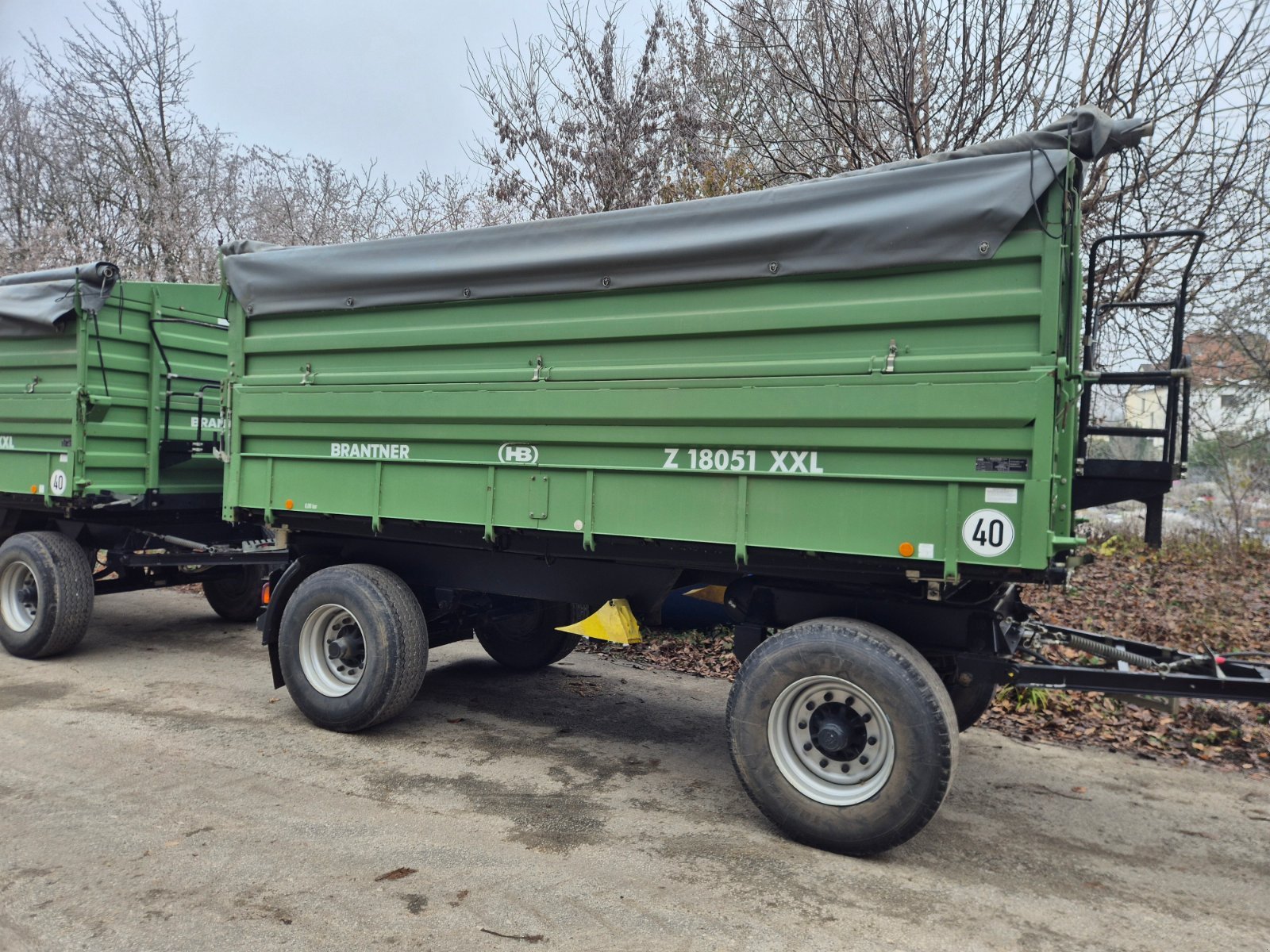 Kipper Türe ait Brantner Z 18051 XXL, Gebrauchtmaschine içinde Rinkam (resim 3)