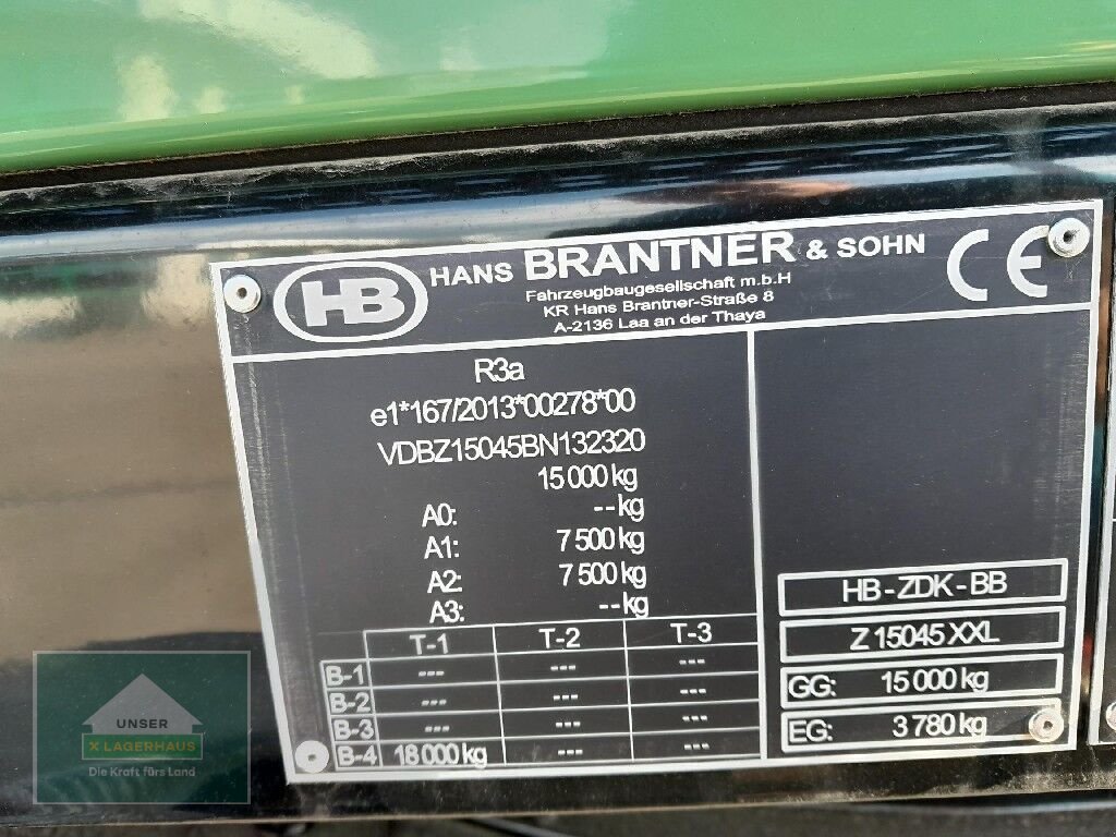 Kipper des Typs Brantner Z15045XXL, Neumaschine in Lambach (Bild 4)