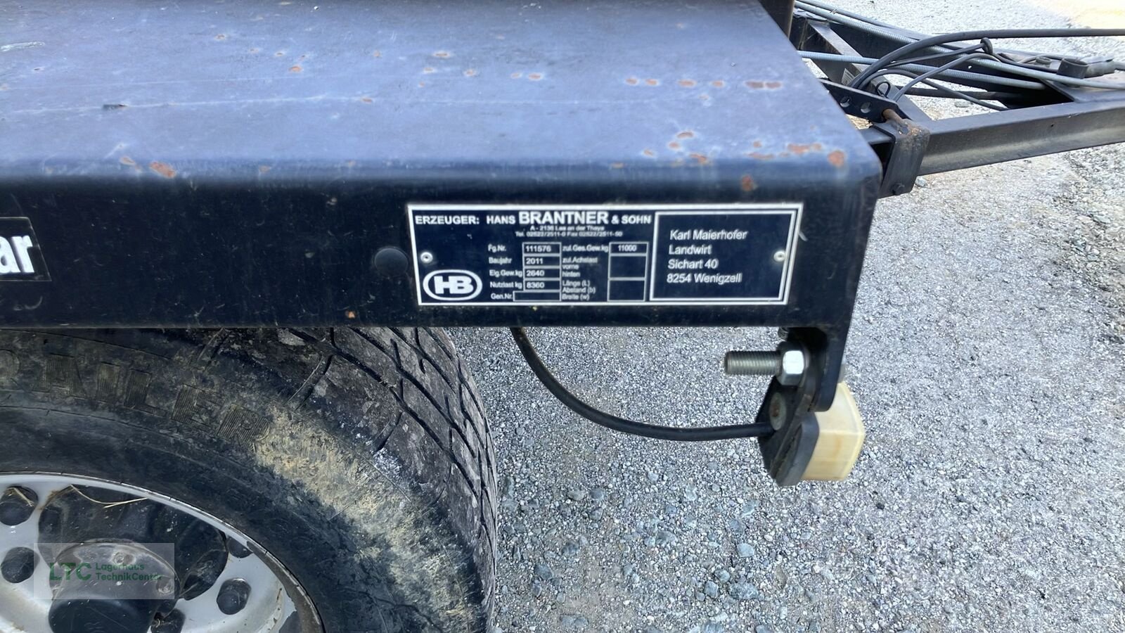 Kipper типа Brantner ZPW 1100, Gebrauchtmaschine в Großpetersdorf (Фотография 8)