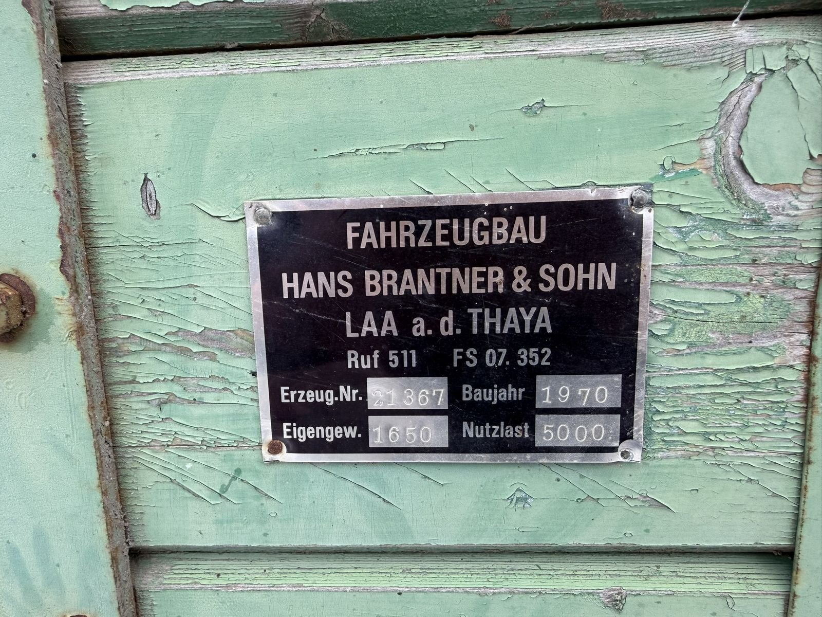 Kipper tip Brantner Zweiachszweiseitenkipper 5to, Gebrauchtmaschine in Göpfritz (Poză 3)