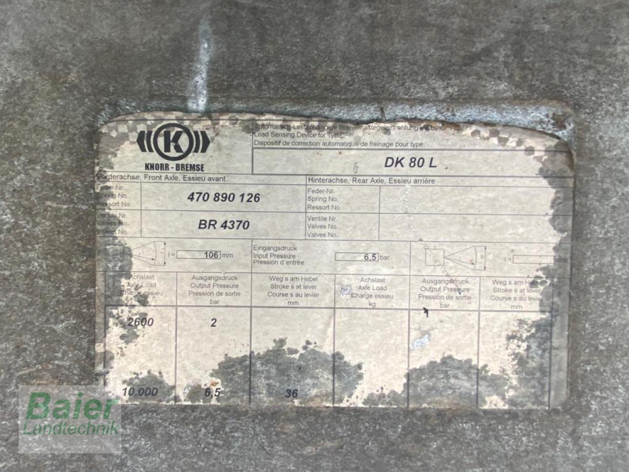 Kipper typu Demmler DK80L, Gebrauchtmaschine v OBERNDORF-HOCHMOESSINGEN (Obrázek 5)