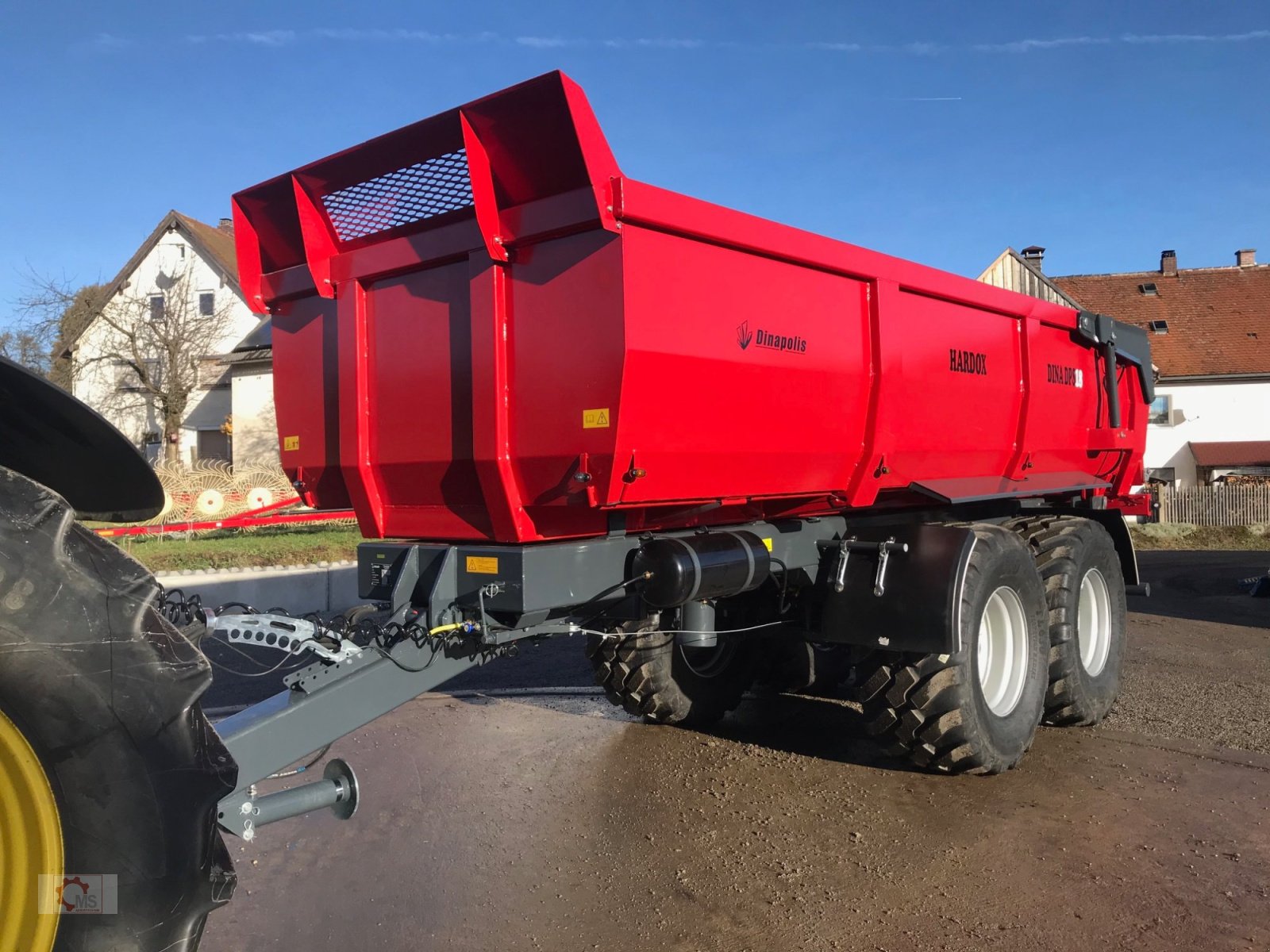 Kipper des Typs Dinapolis Bauschuttmulde Hardox 15,5m³ Muldenkipper, Neumaschine in Tiefenbach (Bild 22)