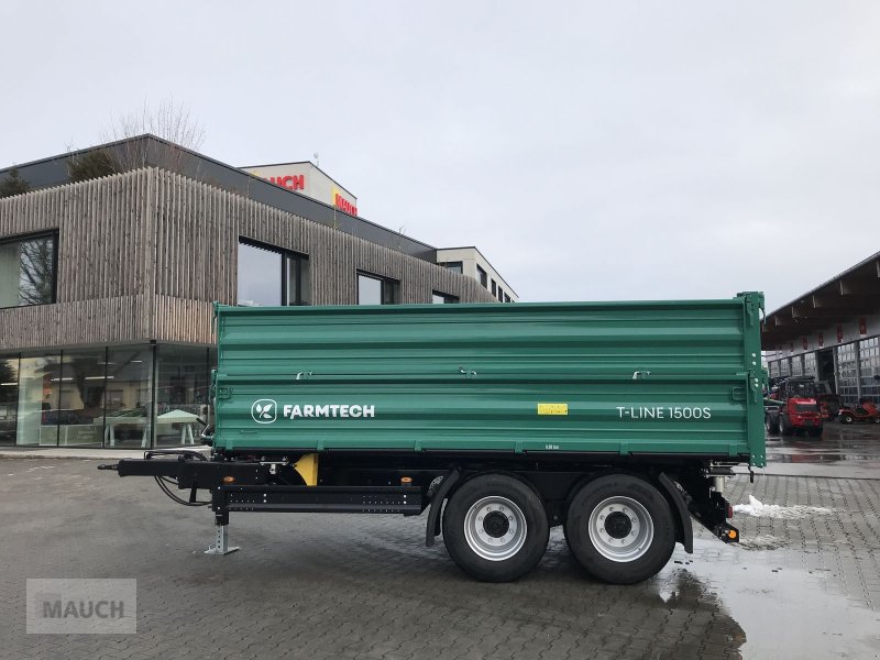 Kipper del tipo Farmtech T-Line 1500 S, Neumaschine In Burgkirchen